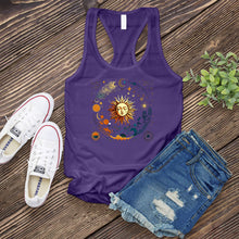 Load image into Gallery viewer, Cosmic Sun and Elements Women&#39;s Tank Top
