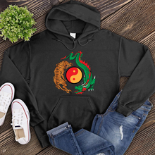 Load image into Gallery viewer, Tiger and Dragon Yin Yang Hoodie
