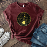 Sun and Moon Yin Yang T-shirt's Image