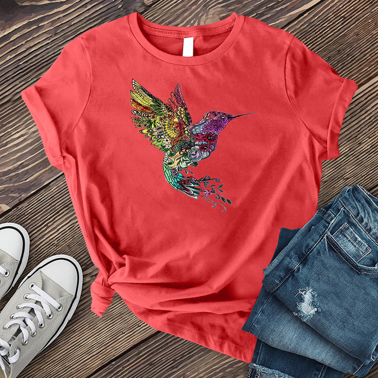 Mandala Humming Bird T-Shirt's Image