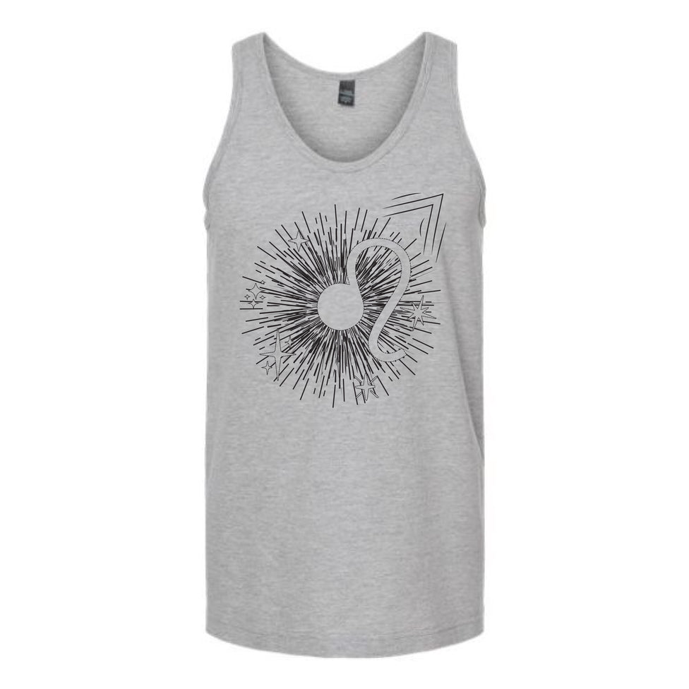 Leo Symbol Star Burst Unisex Tank Top Image