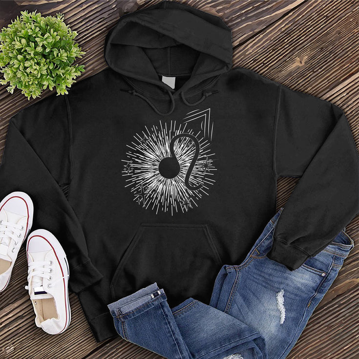 Leo Symbol Star Burst Hoodie's Image