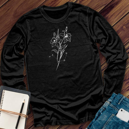 Libra Floral Constellation Long Sleeve