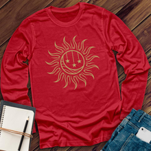 Load image into Gallery viewer, Falling Star Sun and Moon Long Sleeve
