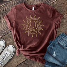 Load image into Gallery viewer, Falling Star Sun and Moon T-shirt
