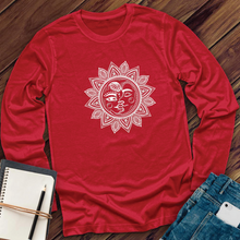 Load image into Gallery viewer, Vintage Sun Moon and Stars Long Sleeve
