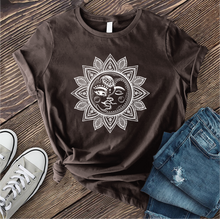 Load image into Gallery viewer, Vintage Sun Moon and Stars T-shirt
