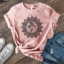 Load image into Gallery viewer, Vintage Sun Moon and Stars T-shirt
