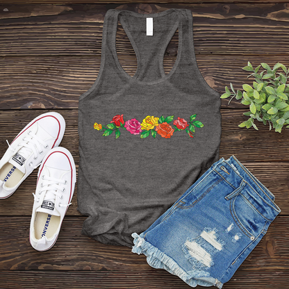 Rose Stained Glass Women's Tank Top