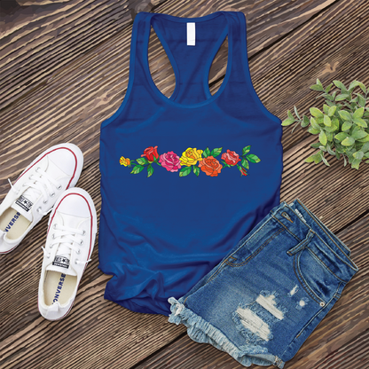 Rose Stained Glass Women's Tank Top