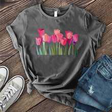 Load image into Gallery viewer, Tulips Stained Glass T-Shirt
