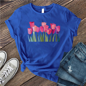 Tulips Stained Glass T-Shirt
