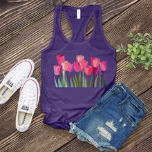 Load image into Gallery viewer, Tulips Stained Glass Women&#39;s Tank Top
