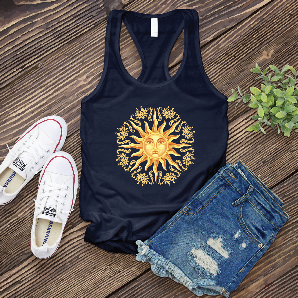 Ornate Sun Women's Tank Top Image