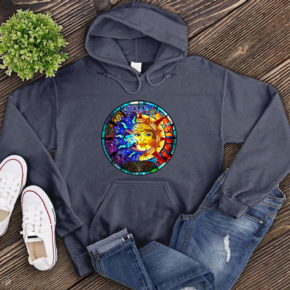 Stained Glass Sun and Moon Hoodie