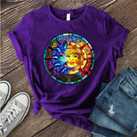 Stained Glass Sun and Moon T-Shirt's Image