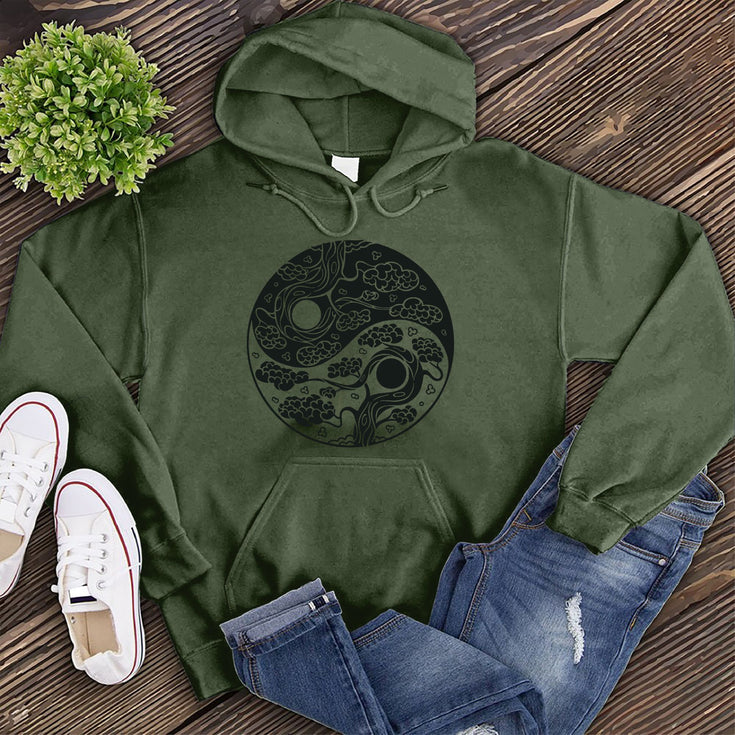 Sakura Yin Yang Hoodie's Image