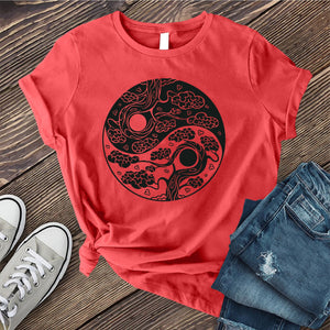Sakura Yin Yang T-shirt