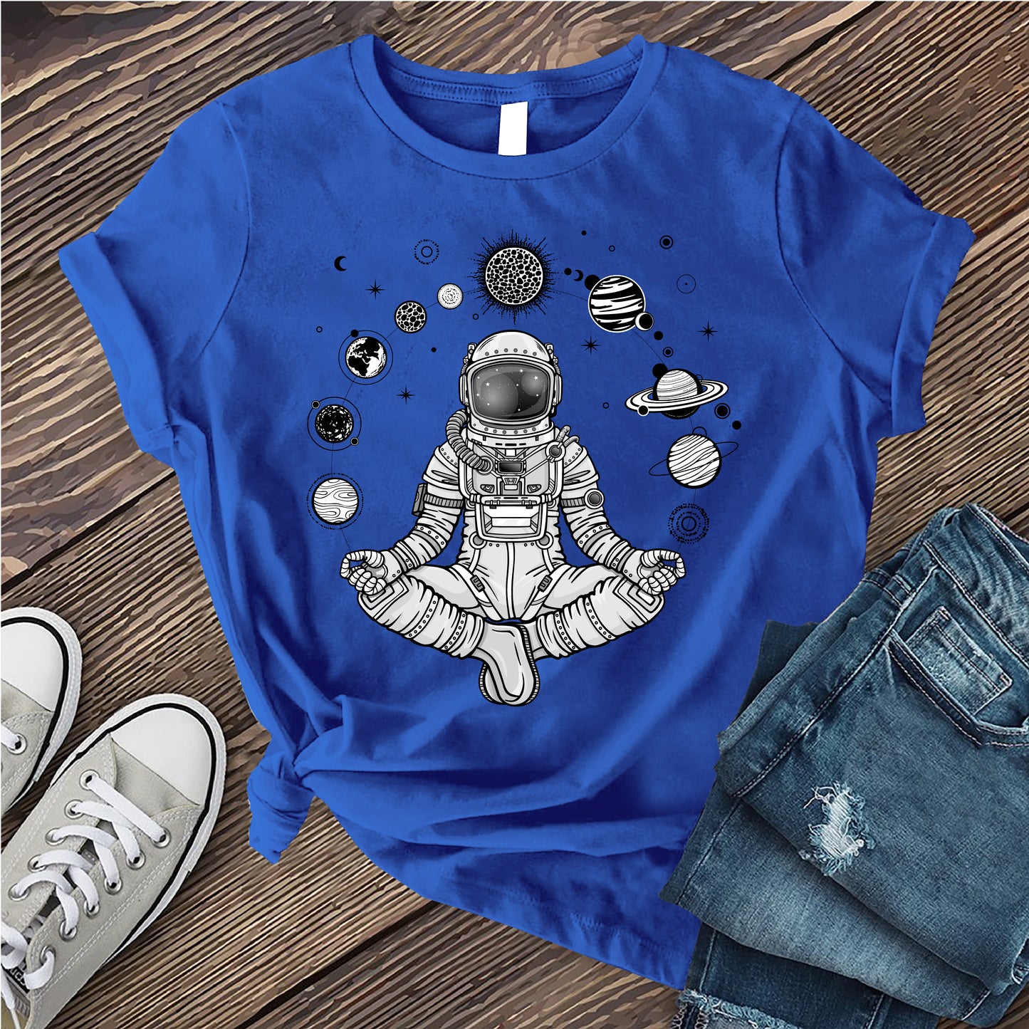 Meditating Astronaut T-Shirt