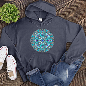 Teal Stained Glass Hoodie