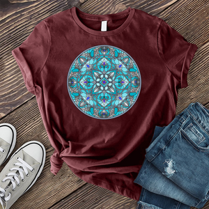 Teal Stained Glass T-Shirt