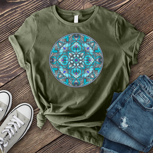 Teal Stained Glass T-Shirt