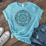 Teal Stained Glass T-Shirt's Image