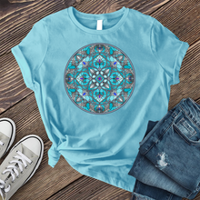 Load image into Gallery viewer, Teal Stained Glass T-Shirt
