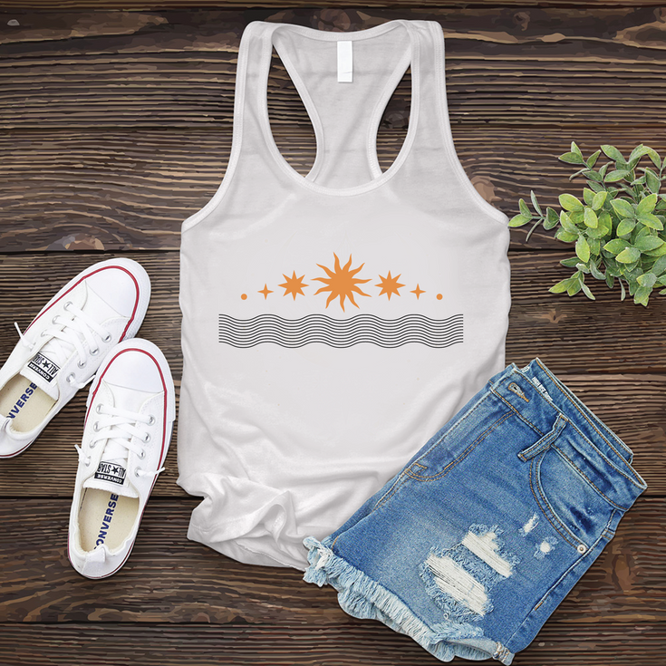 Sun and Waves Women's Tank Top's Image