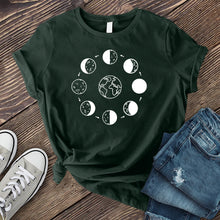 Load image into Gallery viewer, Phases of The Moon T-shirt
