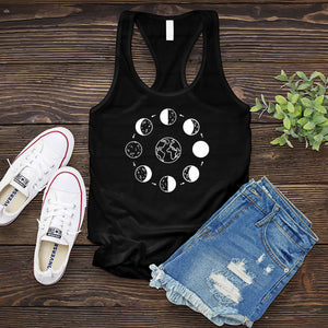Phases of The Moon Women's Tank Top