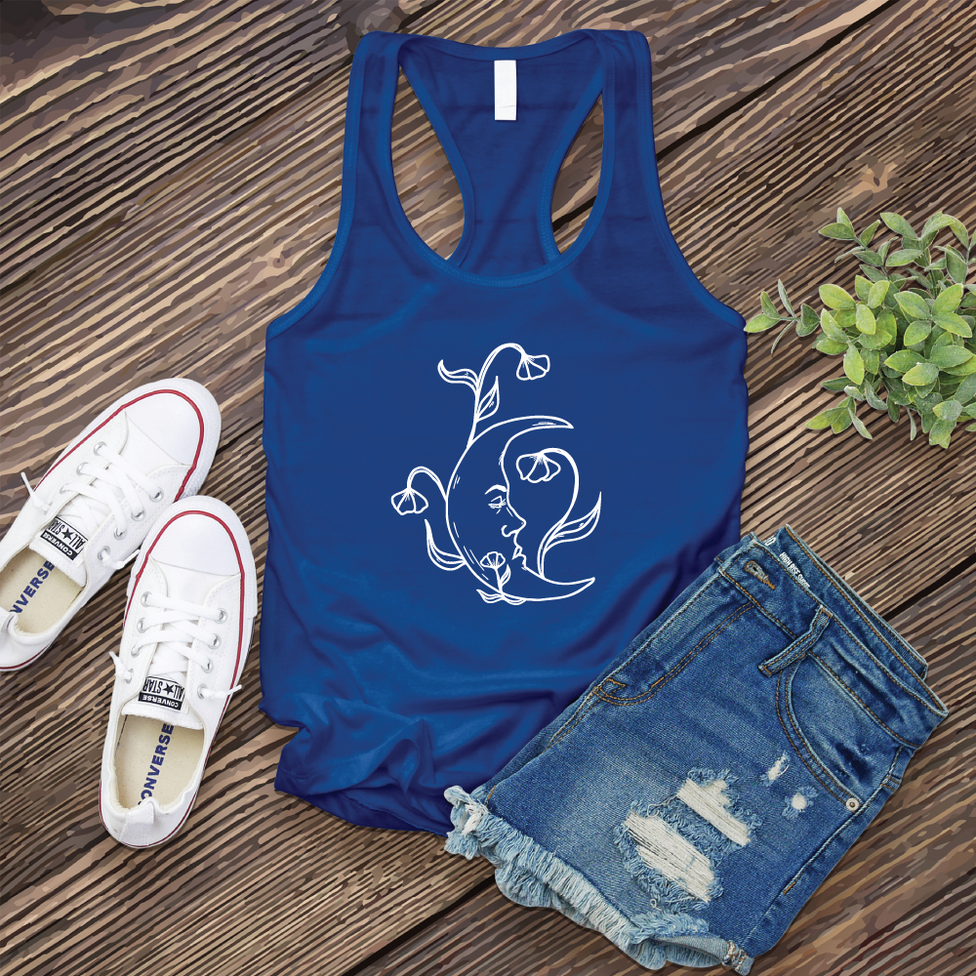 Blooming Half Moon Women's Tank Top Image