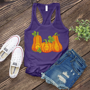 Full Color Mandala Pumpkins Women's Tank Top