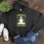 I'm Mostly Peace, Love, and Light Hoodie's Image