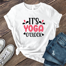 Load image into Gallery viewer, It&#39;s Yoga O&#39;Clock T-shirt
