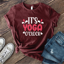 Load image into Gallery viewer, It&#39;s Yoga O&#39;Clock T-shirt
