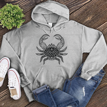 Load image into Gallery viewer, Tribal Cancer Crab Hoodie
