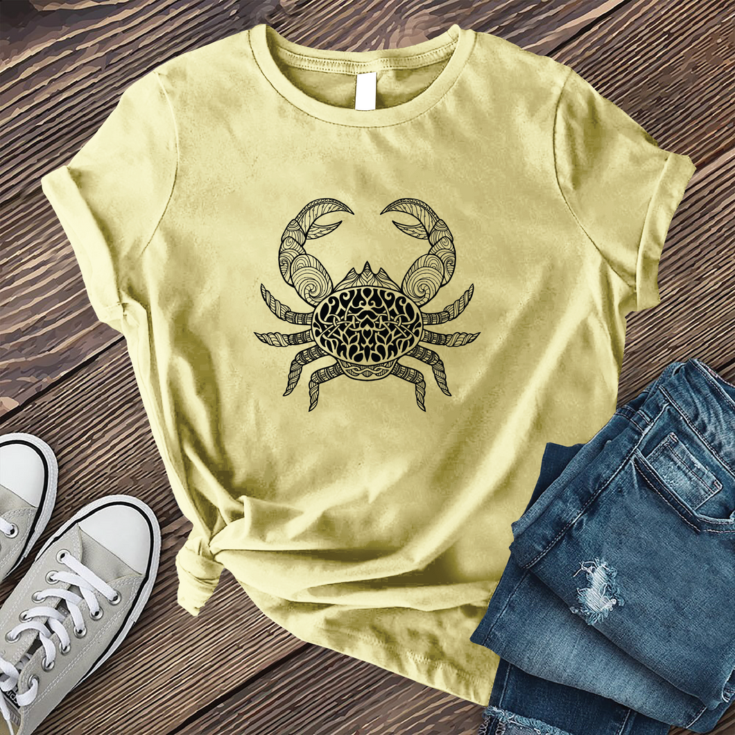 Tribal Cancer Crab T-shirt