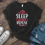 Eat Sleep Yoga Repeat T-shirt's Image