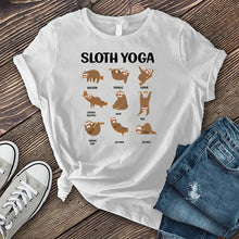 Load image into Gallery viewer, Sloth Yoga T-shirt
