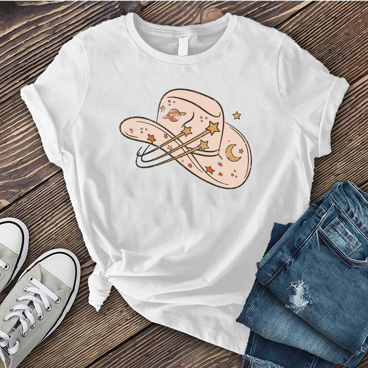 Cowgirl Cosmic Hat T-shirt's Image