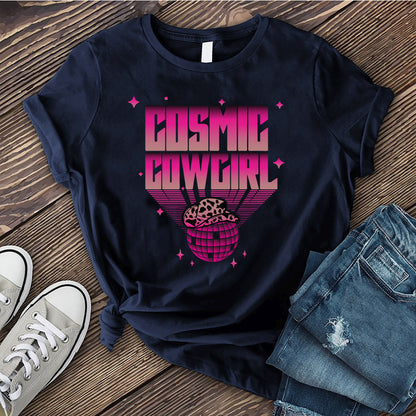 Cosmic Cowgirl Disco Ball T-shirt
