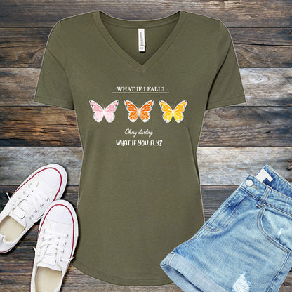 What If You Fly V-Neck