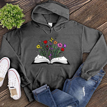 Load image into Gallery viewer, Floral Book Hoodie
