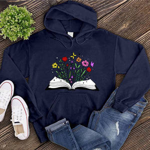 Floral Book Hoodie