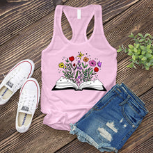 Load image into Gallery viewer, Floral Book Women&#39;s Tank Top
