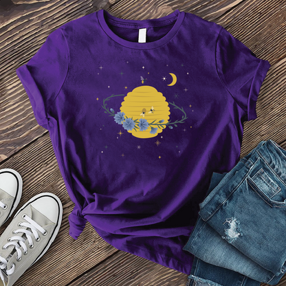 Cosmic Beehive Planet T-shirt
