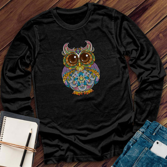 Mandala Owl Long Sleeve