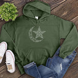 Large Star And Moon Mandala Hoodie's Image