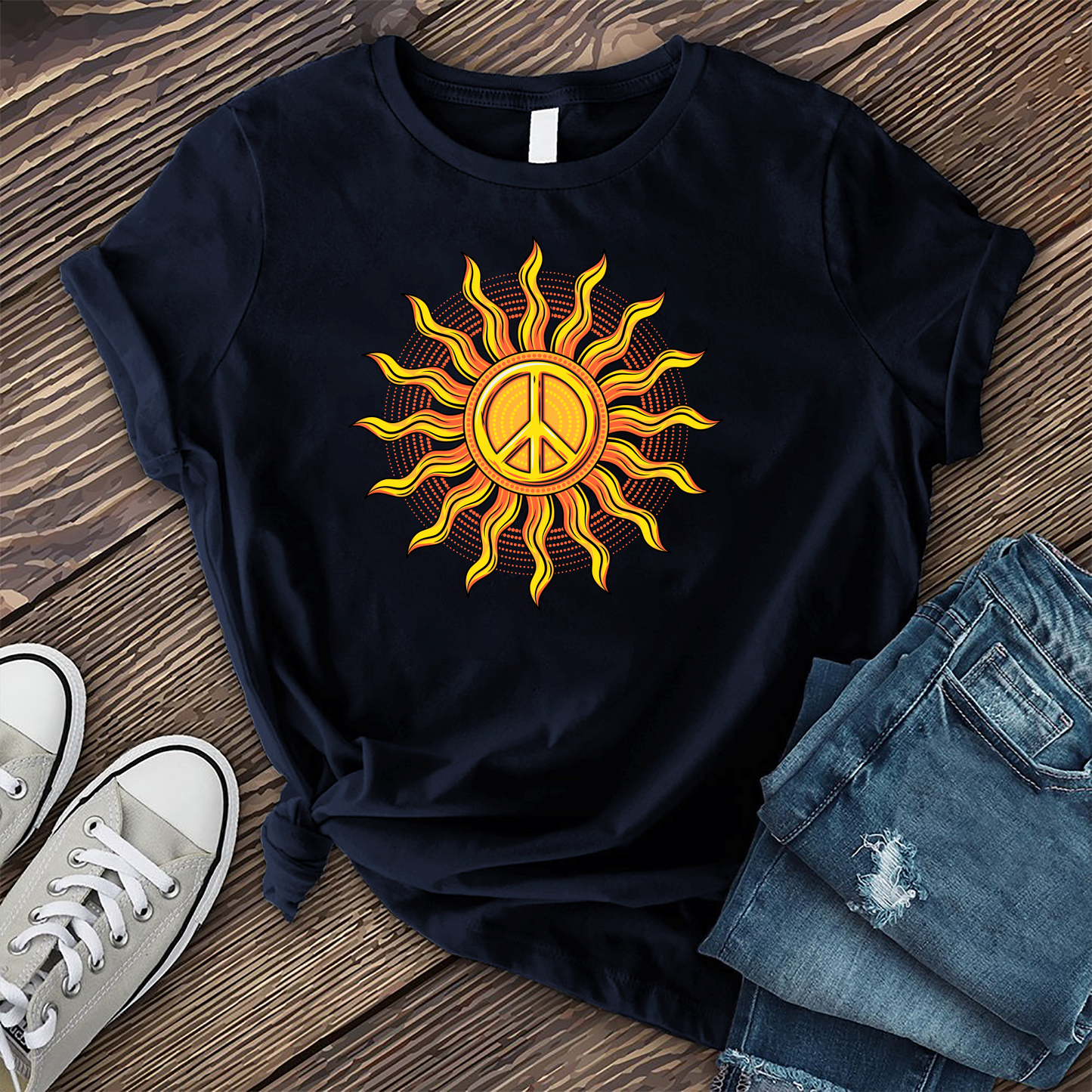 Vibe Peace Sun T-shirt